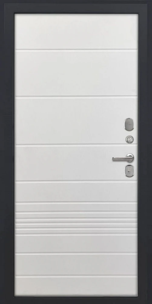 Входная дверь ДвериПРО Аура ФЛ-700 (10мм, ясень белый) DPRO204424 внутренняя сторона